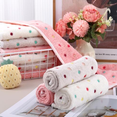 Chumia 15 PCS البطانيات للكلاب Cat ناعمة الناعم الناعم الصوف قابلة للغسل أليف بطانية بطانية نمط بطانية بطانية الصوف للحيوانات الأليفة رمي حصيرة سرير دافئة للقطب الكلب 3 ألوان ، 24 × 16 بوصة (الفيل) in Kuwait