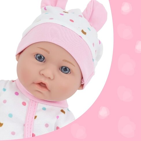 ZITA ELEMENT 12 Inch Baby Doll with Accessories for Baby Doll Reborn Includes Carrier Bassinet Bed, Pacifier, Blanket, Pillow, Feeding Set, New Born Baby Doll Playset for Toddlers 3 Ages and Up in Kuwait