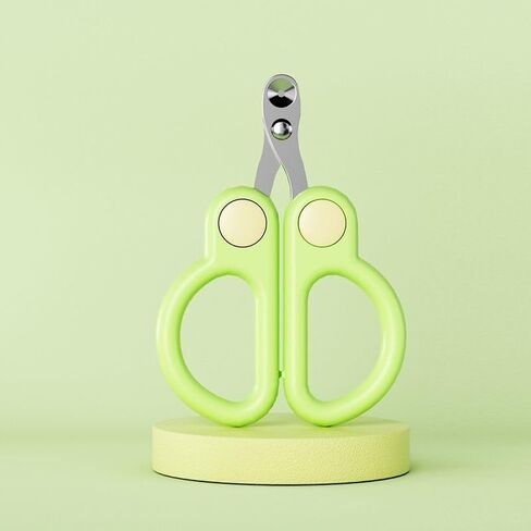 Safe and Precise Cat Nail Clippers with Special Hole Design - Protect Your Furry Friend's Nails,3.5 Inches, Yellow Handles, Non-Stick Blades in Saudi Arabia