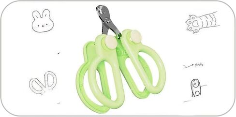 Safe and Precise Cat Nail Clippers with Special Hole Design - Protect Your Furry Friend's Nails,3.5 Inches, Yellow Handles, Non-Stick Blades in Saudi Arabia