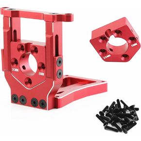 Aluminum X-Maxx Motor Mount for 1/5 X-Maxx 6S 8S,1/6 XRT 8S RC Car Upgrades Part, Replacement of # 7760 (Red)