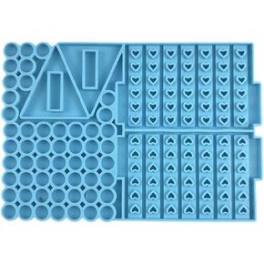 DIY Love Heart Four Chess Battle Game Game Resin Mould Silicone Morn