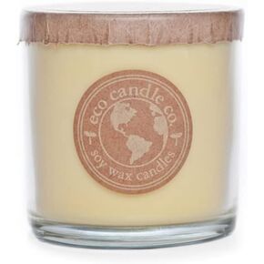 شركة Eco Candle Co. معاد تدويرها ، أحلام الخزامى ، 6 أوقية. - روائح اللافندر ، أرجواني ، سيج ، وميموزا - شمع الصويا بنسبة 100 ٪ ، لا ، علامات ورقية كرافت ، سكب اليد ، مصنوعة من فول الصويا الغرب الأوسط