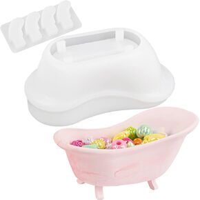 Framendino ، Mini Bathontub Soap Dish قوالب راتنجات السيليكون لمجوهر