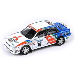Paragon Mitsubishi Galant VR-4#19 T. Salonen - V. Silander Lombard RAC Rally (1989) 1/64 Diecast Model Car