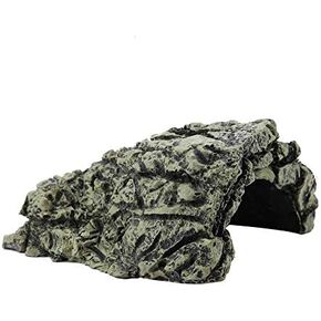 Topincn Fish Hiding Cave Aquarium محاكاة عالية الزحف الزواحف الزواحف