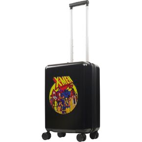 حقيبة حمل من FUL Marvel Studios Deadpool & Wolverine مقاس 22.5 بوصة، حقيبة دوارة صلبة مع عجلات دوارة، أسود in Kuwait