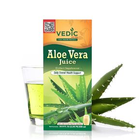 Vedic Juices Amla Juice, Indian Gooseberry Supplement with Vitamin C for Gut Health, and Hair Growth, Herbal Drink - 1 Liter