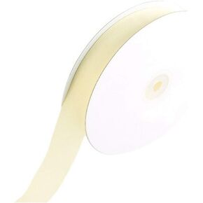 Creative Ideas 7/8-Inch Solid Grosgrain Ribbon, 50-Yard, Ivory
