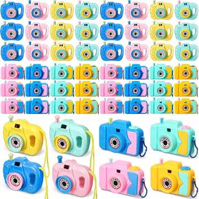 48 PCS Kids 'Camera Toy تعود إلى هدايا المدرسة Play Play Play مع الصور في Comphinder Mini Toy Camera for Boys Girls Birthdy Party Form