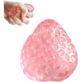 ألعاب Squishy الفراولة المصنوعة يدويًا ، كاواي سحق الفراولة.