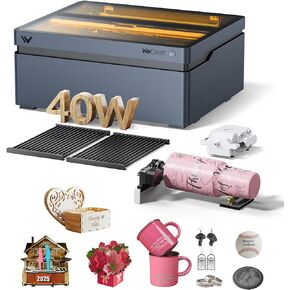 Vision 40W Cutter Laser Cutter مع Rotary Pro و Desktop Diode Engraver و Cutter للجلد المعدني الخشبي