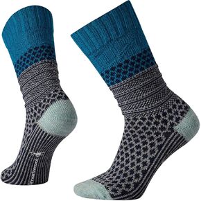 Smartwool Women’s Popcorn Cable Crew Socks - Medium Cushioned Merino Wool Socks