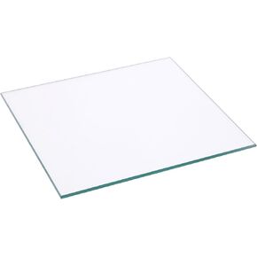 Plymor 6" Square, 3mm Thick Non-Beveled Clear Glass