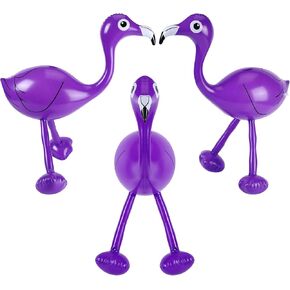 3 أجهزة كمبيوتر قابلة للنفخ الوردي Flamingo Luau Party Assectories for Hawaiian Tropical Summer Swimming Decoration in Kuwait