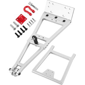 RC Winch Double Stent Rescue Set Truck Twor Crane Arm Wrecker Kit for 1/10 RC Crawler SCX10 TRX4 Capra LCG Hassis ، DIY RC Truck and Tow Build Kit ، Black