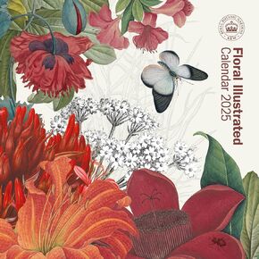 2025 Floral Illustrated Royal Botanic Gardens Kew, Mini calendar: Plastic Free Packaging