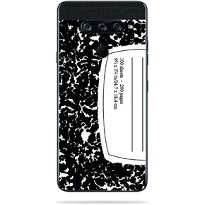 Mayyskins Skin متوافق مع LG V40 ThinQ - كتاب التكوين | غلاف الالتفاف الواقي ، الدائم ، والفريد من نوعه | من السهل تطبيق الأنماط وإزالتها وتغييرها | صنع في الولايات المتحدة