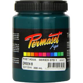 Permaset Aqua ، ألوان قياسية ، 300 مل ، الأخضر B (P000407)
