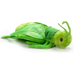 Petting Zoo Grasshopper محشوة بالحيوان ، هدايا للأطفال ، حيوانات الحشرات البرية ، لعبة أخضر جراد فاخرة ، 12 بوصة
