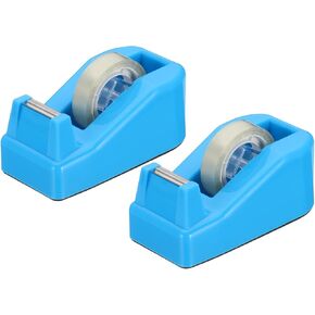 PATIKIL 2PCS TAPE DOFENSER DOFESER ، SMALL APORESER SUBSENS CUTE STAPESSER SUBSENSER SUBSINGER STAP OFFICE SEATOP ، Green Cyan