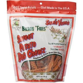 Sam'S Yams Bichon Fries Sweet Potato Dog Treats, 5-Ounce