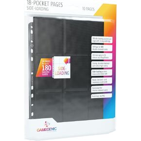 Sideloading 18-Pocket Pages: 10 pg Black
