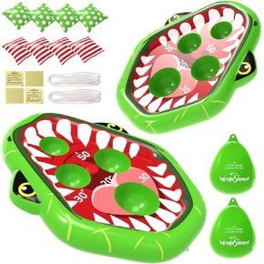 Eaglestone قابلة للنفخ في ألعاب Cornhole Games ألعاب للأطفال 4-8،8،8-12 ،