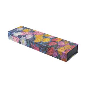 Paperblanks | Monet’s Chrysanthemums | Monet’s Chrysanthemums | Pencil Cases | Pencil Case | Wrap