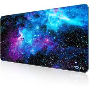 MyDours 48 "× 24" لوحة فأر الألعاب - XXL Desk Protector حصيرة - مطاط ونسي
