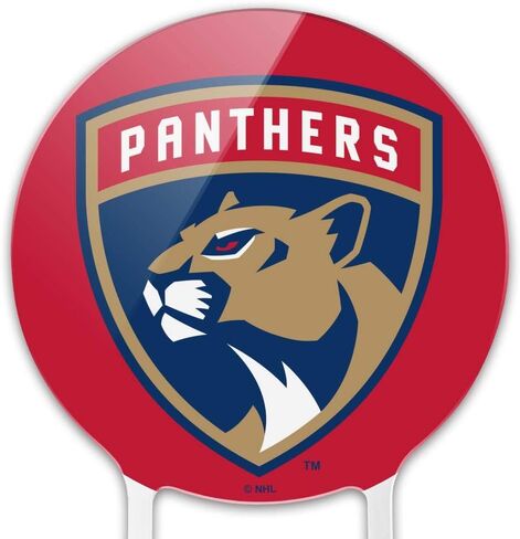 أكريليك NHL Florida Panthers Logo Cake Topper Party Decoration for Wedding Anniversary Hirth in Saudi Arabia