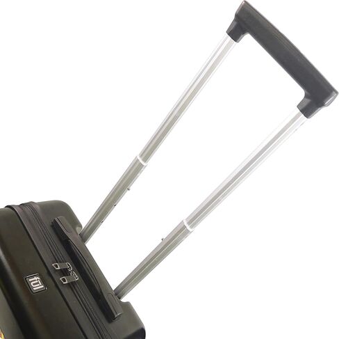 حقيبة حمل من FUL Marvel Studios Deadpool & Wolverine مقاس 22.5 بوصة، حقيبة دوارة صلبة مع عجلات دوارة، أسود in Kuwait