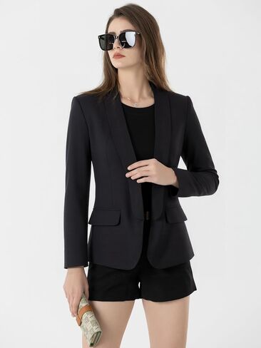 Beninos Womens Casual Long Sleeve Blazer Jackets with No Button in Saudi Arabia