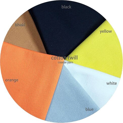 Thick Cotton Twill Fabric 11.5OZ by The Yard (Black) in Kuwait