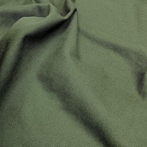 Thick Cotton Twill Fabric 11.5OZ by The Yard (Black) in Kuwait