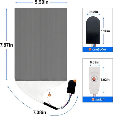النسيج البصري الألياف ، إكسسوارات LED ، مصابيح شبكية الألياف الضوئية LED لخياطة اللحف بالخياطة ، النسيج مع 7 ألوان قابلة للتغيير لمهرجان DIY مهرجان المهرجانات. (أبيض ، 47.2 بوصة × 39.4in) in Kuwait