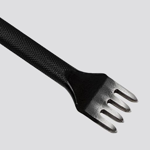 Mirror Polished White Steel 4mm 1/2/4/6 Claws DIY Diamond lace Stitching Chisel Set Leather Craft kit Inner Teeth polishing is Smoother and Labor-Saving in Kuwait