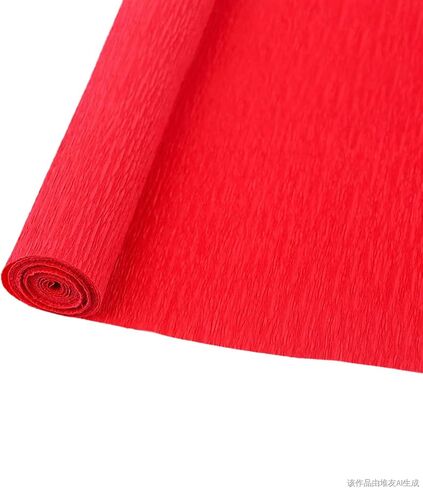 Crepe Paper Rolls 70g - Art DIY Crafting Supplies for Flower Making, Crinkled Party Streamers, and Decoration Projects Wrinkled Paper (White) in Kuwait