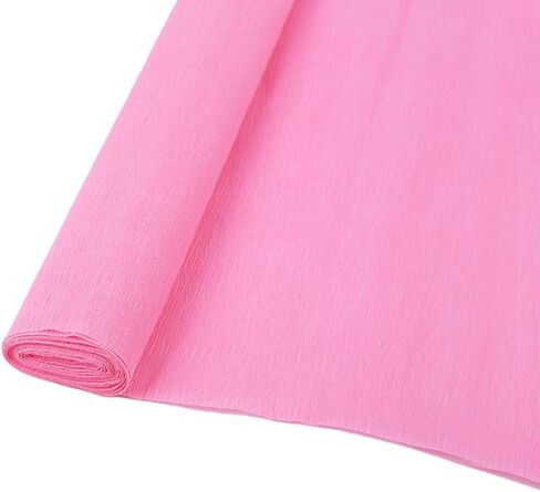 Crepe Paper Rolls 70G - Art DIY Crrafting Supplies لصنع الزهور ، اللافتات الحزبية المتجاعدة ، ومشاريع الزخرفة الورقية (White) in Kuwait