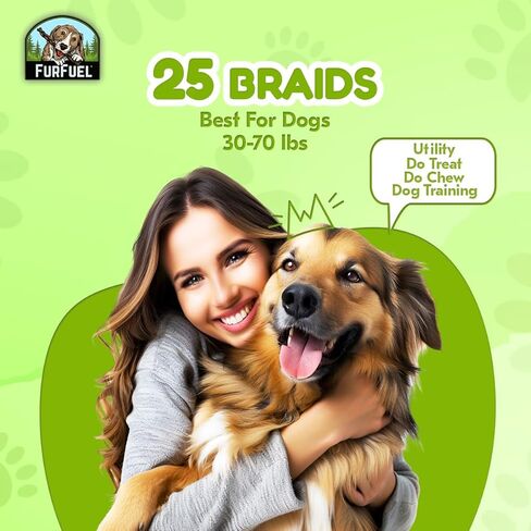 Braided Bully Sticks for Dogs, (3 Count, 12 Inch) Natural Long-Lasting Dog Chew for Large, Medium & Small Breeds, Perfect for Training & Sensitive Stomachs in Saudi Arabia