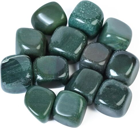 800+ Carat, 13 Pcs Rainbow Moonstone Tumbled Stones and Crystals Bulk 13 Pieces Set for Chakra Reiki Crystals Polished Stones Gemstones and Crystals Tumble for Gift Home Decor Size: 20-25mm by Crocon in Kuwait