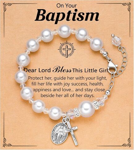 UNGENT THEM Baptism Gifts for Girls Catholic 1st First Holy Communion Gifts for Girls Granddaughter Daughter Niece in Saudi Arabia