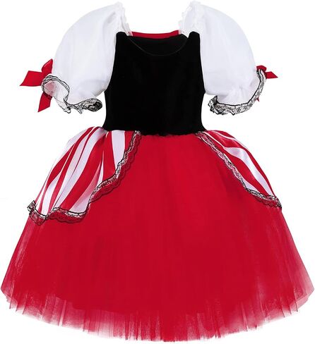 TYHTYM Pirate Costume Little Girls Halloween Dress Up Cute Kids Toddler Cosplay With Hat Eye Patch in Saudi Arabia