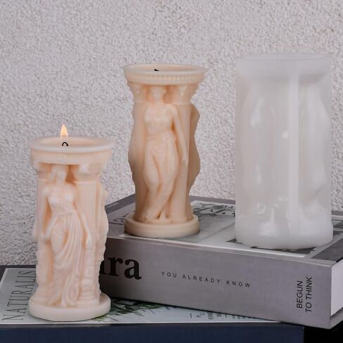 2Pack Rose Bear Animal Silicone Candle Mold Epoxy Resin Wax Mold Silicone Shapes Animal Mold for Candle Craft Making Wedding Gift Decoration in Kuwait
