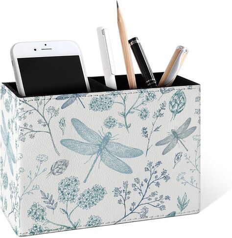 Famame Vintage American Football Pencil Holder for Desk, Leather Desktop Container Pen Cup Storage Study Table Pen Organizer Makeup Brush Holder for Classroom Office Home in Saudi Arabia