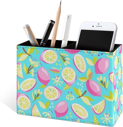 Famame Vintage American Football Pencil Holder for Desk, Leather Desktop Container Pen Cup Storage Study Table Pen Organizer Makeup Brush Holder for Classroom Office Home in Saudi Arabia