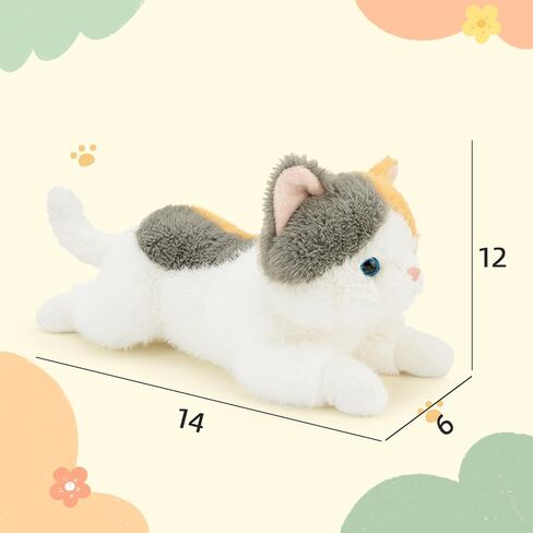 القط محشو بالحيوان قسط القسط المحشو لأعمار 1 وأعلى برتقالي 13.5 بوصة in Kuwait