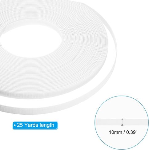 PATIKIL 6mm x 45 Yards Boning for Sewing, Polyester High-Density Boning for Handmade Dolls Hats Handbags Wedding Dresses, Black in Saudi Arabia