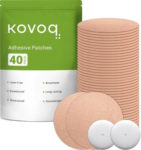 Kovoq 2 Pack Reusable Hardshell Covers for Freestyle Libre 1 & 2 Sensor,Multiple Protection Waterproof Add-On Libre 2 Sensor Covers (Libre 2 Adhesive Patches Required) in Saudi Arabia