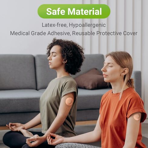 Kovoq 2 Pack Reusable Hardshell Covers for Freestyle Libre 1 & 2 Sensor,Multiple Protection Waterproof Add-On Libre 2 Sensor Covers (Libre 2 Adhesive Patches Required) in Saudi Arabia